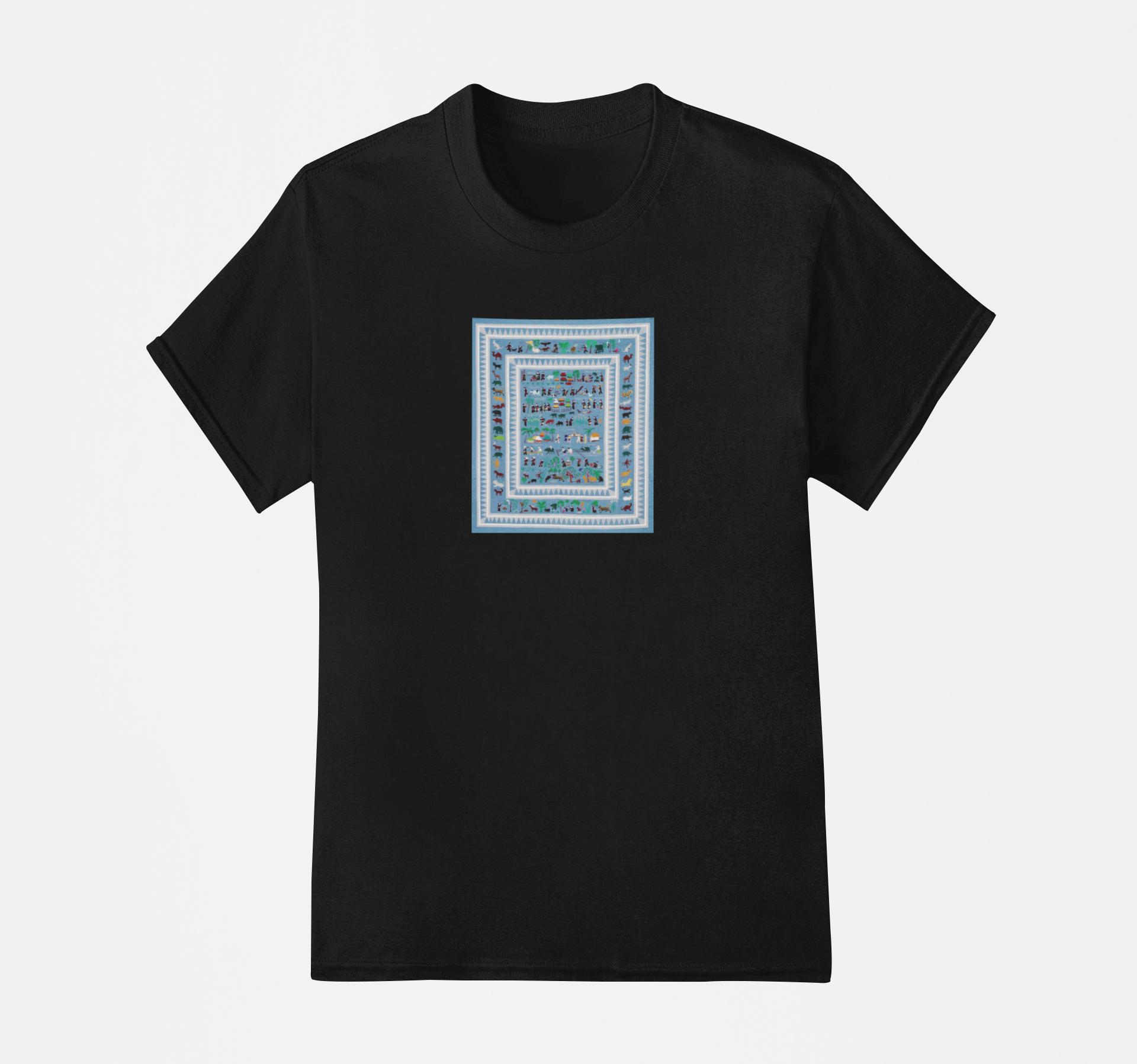 T-shirt noir homme - HMONG LIFE