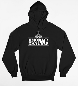 Sweat capuche noir unisexe - H2S