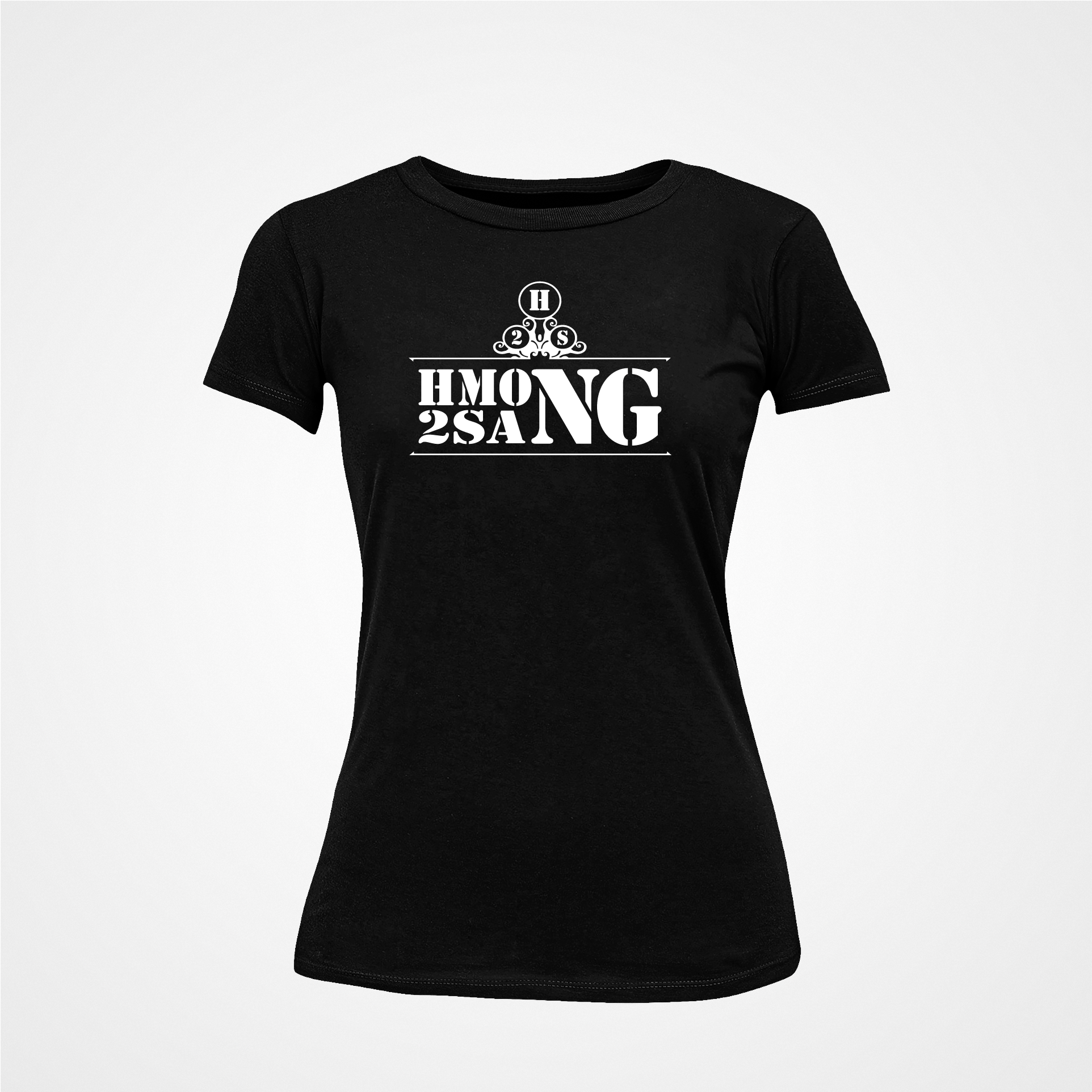 T-shirt noir femme - H2S